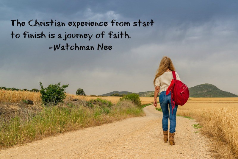 The Christian Life is a Journey of Faith Image
