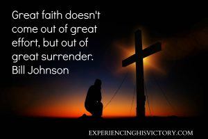 [Image] Great Faith Requires Great Surrender