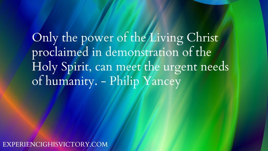 [Image] We Nee a Demonstration of the Holy Spirit