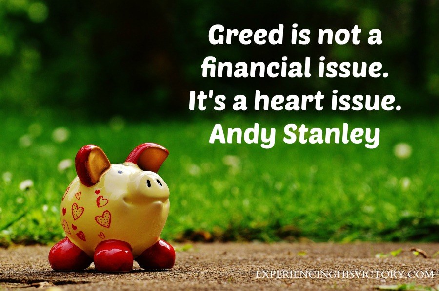 [Image] Greed is a Heart Issue