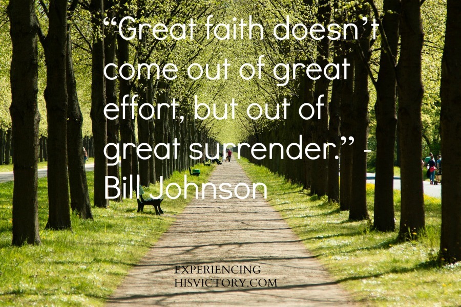 [Image] Great Faith is Great Surrender