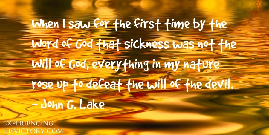 [Image] Healing is the Will of God
