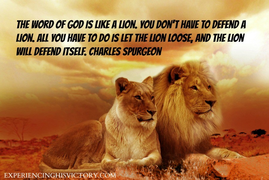 [Image] The Word of God is Like a Lion