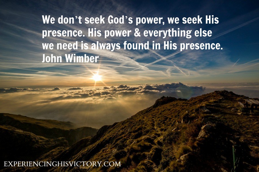 [Image] Everything We Need is in His Presence