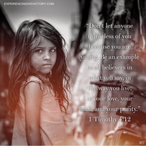 Are You Young? Be an Example to All [image]