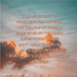 The Peace Jesus Gives [Image]