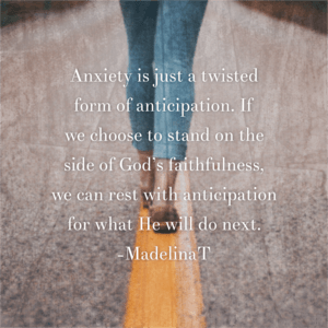 Anxiety is a Twisted Form of Anticipation [Image]